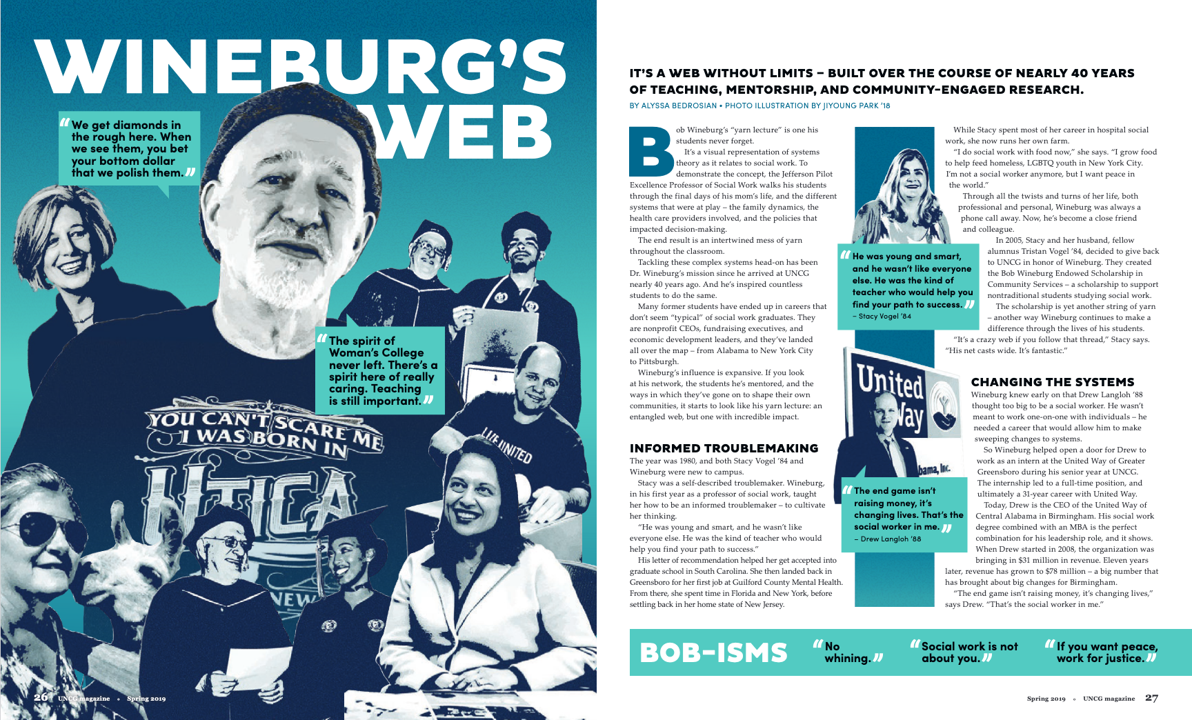 Dr. Bob Wineburg Featured in UNCG Magazine