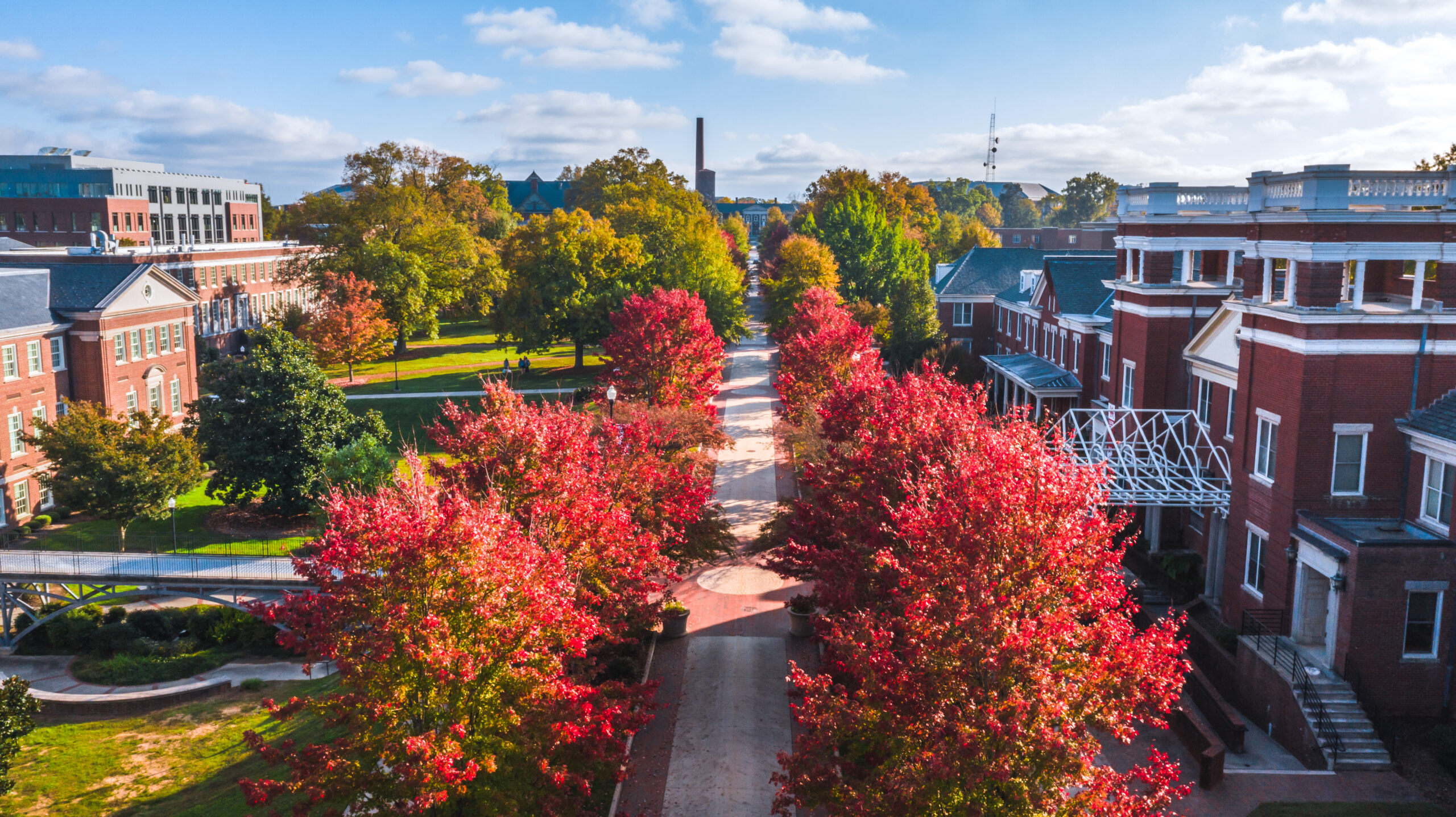 Fall 2020 campus aerial photo